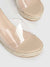 Papuci cu platforma - DORA - Transparent