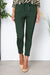Pantaloni office - ELVIRA - Verde Inchis