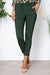 Pantaloni office - ELVIRA - Verde Inchis