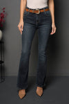Blugi evazati - ECLIPSE - Jeans Inchis