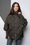 Geaca groasa oversize - ANGIE - Kaki