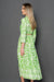 Rochie lunga cu curea - BRIGITTE - Verde